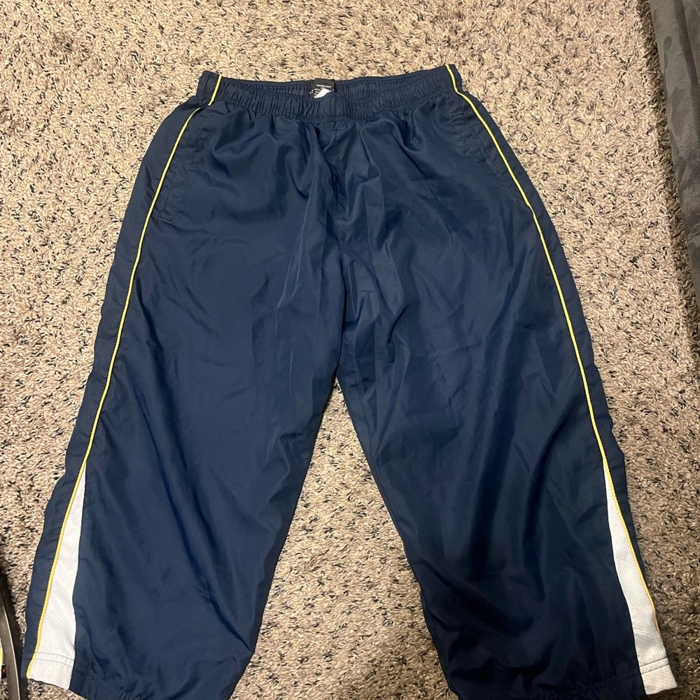 BCG Navy and Yellow Athletic Pants (Capris)